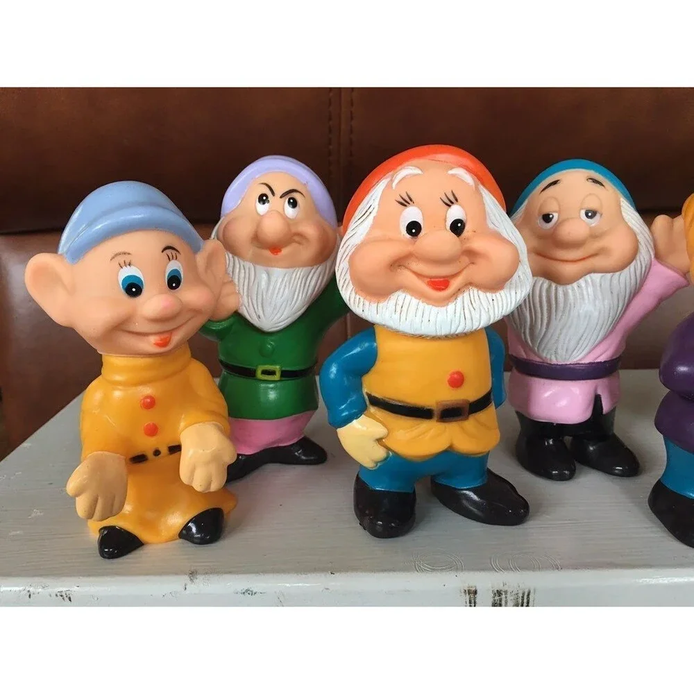 Rare Vintage Disney Seven Dwarfs Dolls